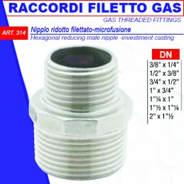 NIPPLO RIDOTTO INOX  FIL....