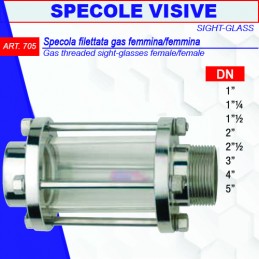 SPECOLA FILETTO GAS F/F 1 1/2"