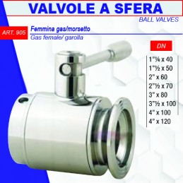 VALVOLA SFERA FEMM.GAS /...