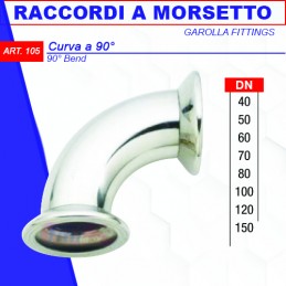 CURVA A MORSETTO A 90 100