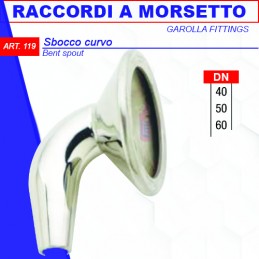 SBOCCO CURVO A MORSETTO 40