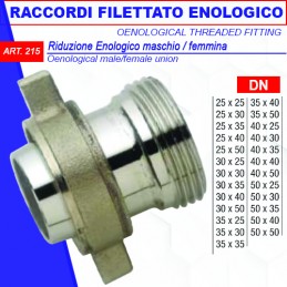 GIUNZIONE ENOLOG. M/F 40X30