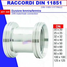 GIUNZIONE DIN F/F  65X65