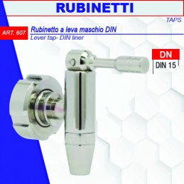 RUBINETTO A LEVA DIN 15